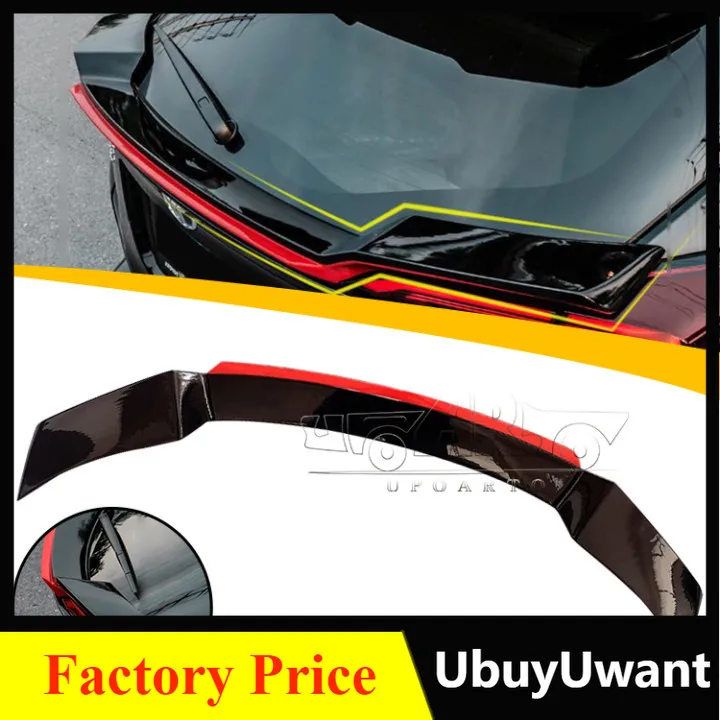 

Car Spoilers Factory Hot Selling ABS Mid Wing Rear Spoiler For Toyota CHR 2016 2017 2018 2019 2020 2021