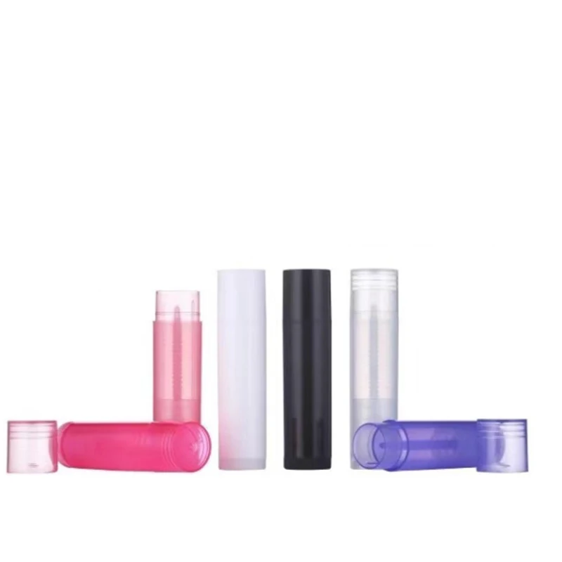 10Pcs 5g Leere Lippenstift Lip Gloss Tubes Flasche Kosmetische Behälter Großhandel Gläser Balsam Rohr Kappe Reise Make-Up werkzeug Lip Balm