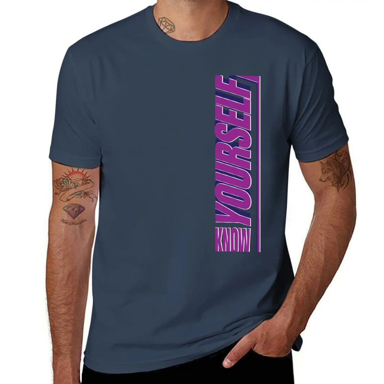

Know Yourself T-Shirt t shirt man plain t shirts with prints T-Shirt