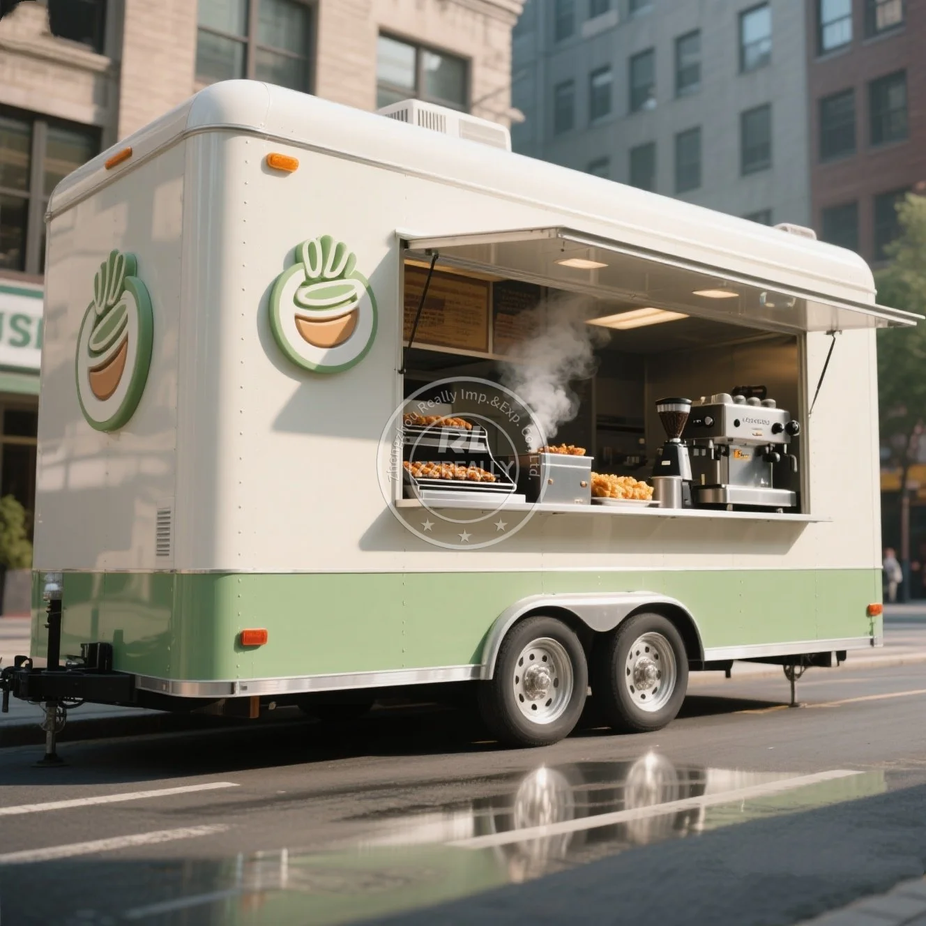 

Commercial Food Van Concession Street Mobile Food Truck Cart Fast Food Trailer for Sale USA Europe Australia