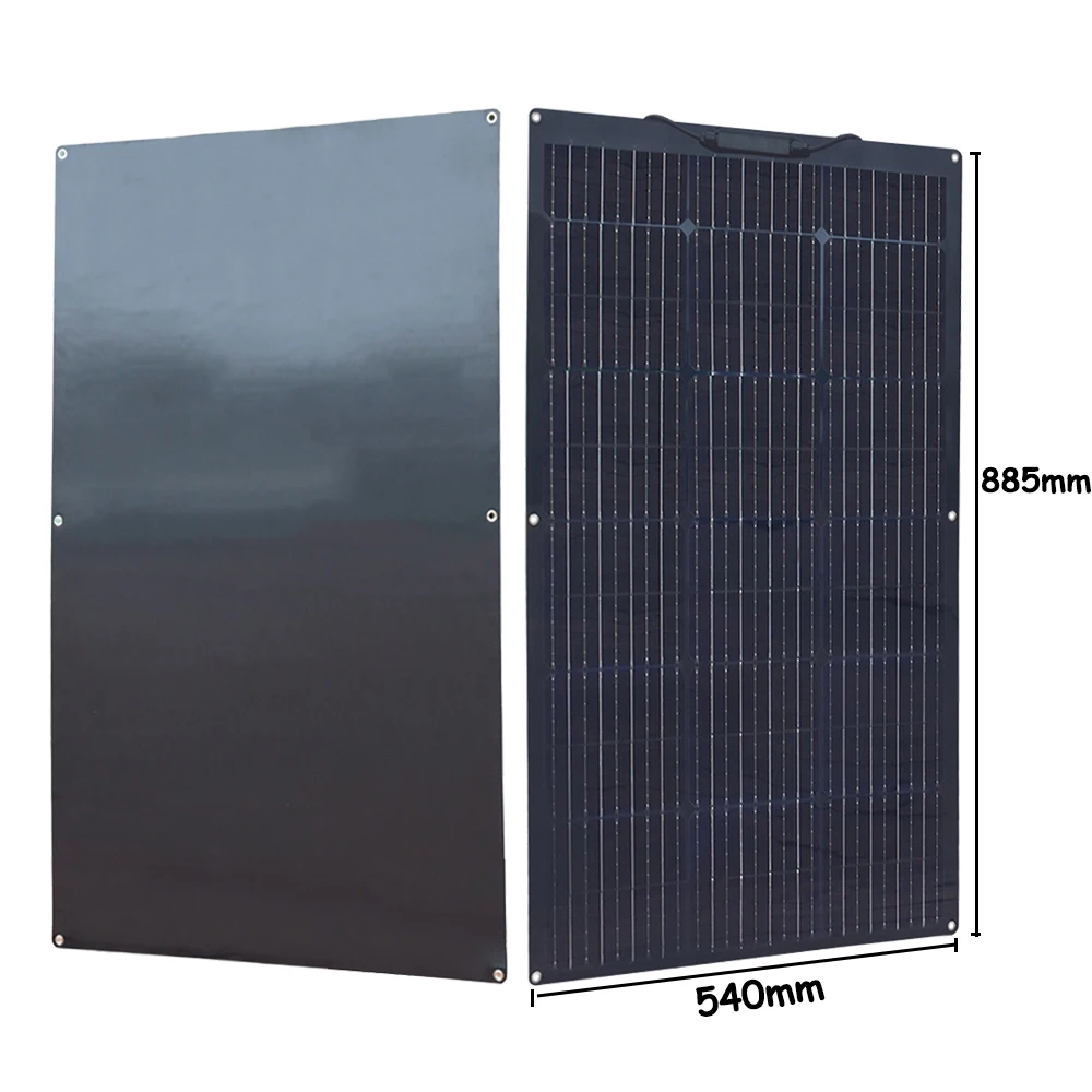 1000w 600w 400w 300w 200w 100w flexible solar panel 12v battery charger camper motorhome marine RV balcony EU warehouse DHL Ship