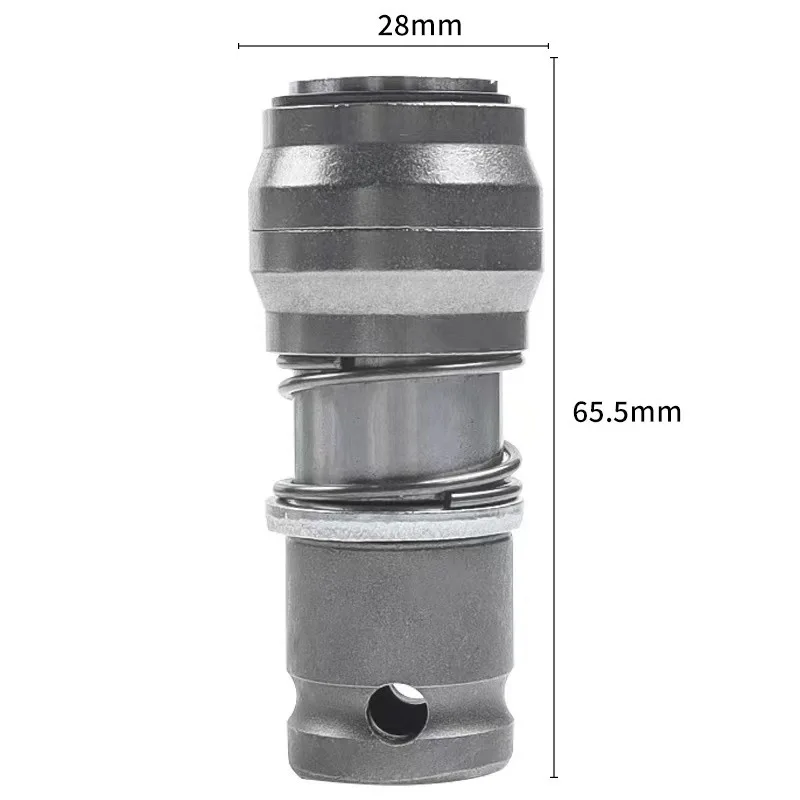 Electric wrench adapter round handle two-groove square handle four-pit percussion drill modified joint drilling Wall Drilling