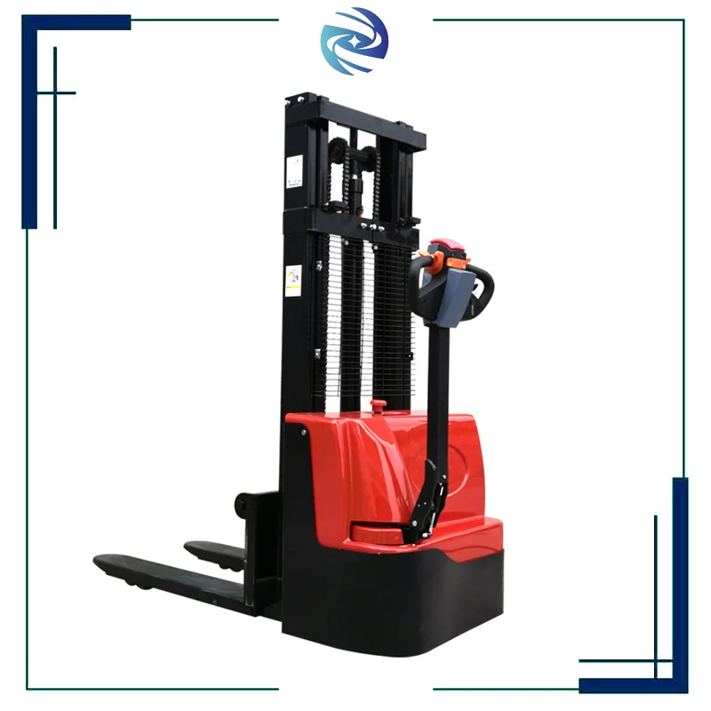 Lifting Equipment Pallet Truck Stacker Warehouse Industrial Walking Electric Pallet Stacker For Storage Rack