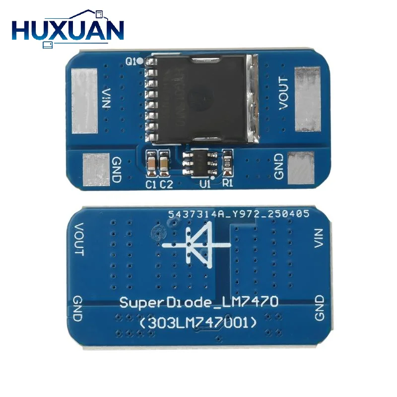 1PCS 5-30V 10A Ideal Diode Module For Solar Energy Anti-Reverse Flow Battery Charging Protection Electronic Component