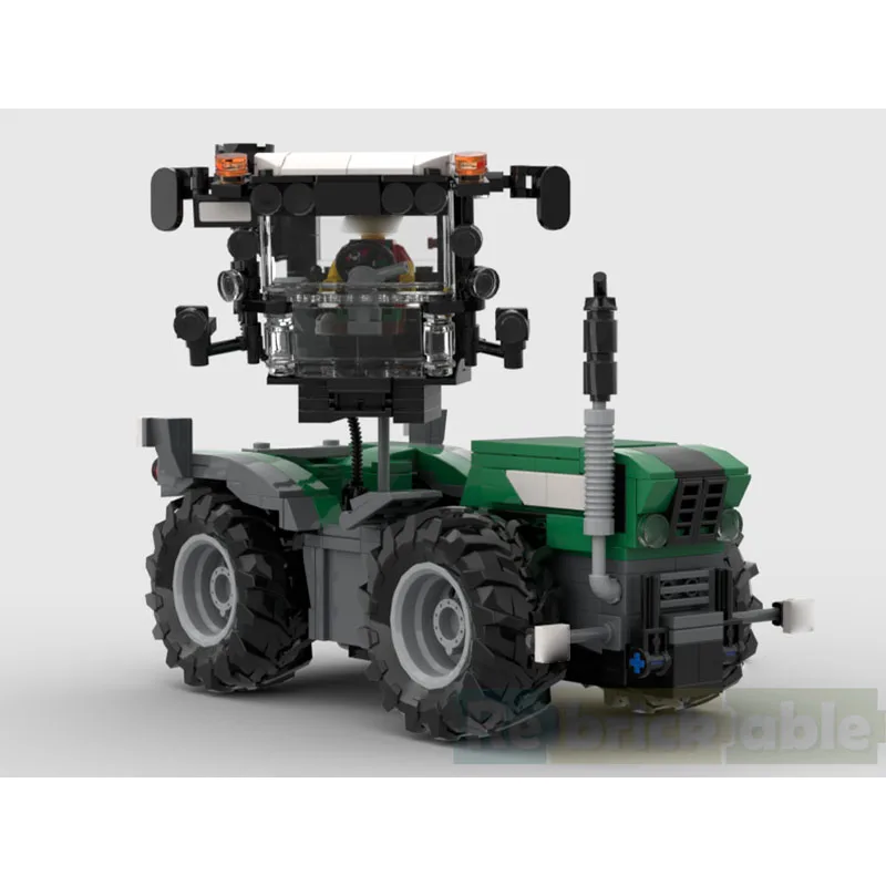 

MOC-247249New Urban Agriculture Farm Tractor Building Block Model 428parts MOC Boys' Children's Birthday Building Block Toy Gift