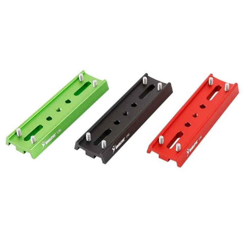 Agnicy-Positioning Dovetail Plate, 4 Parafusos, 140mm, Equatorial Instrument, Holding Clamp, Quick Installation Board, Vermelho, Preto, Verde