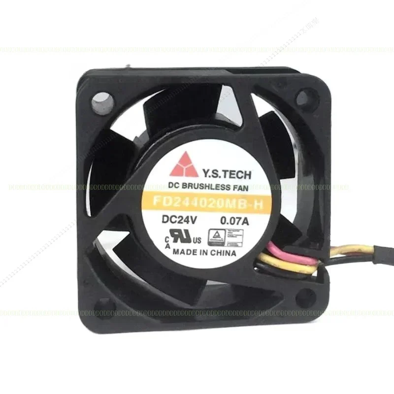 

W A+ Y.S TECH FD 244020 MB-H DC 24 В 0,07 А 40X40X20 мм 3-проводной охлаждающий вентилятор для сервера