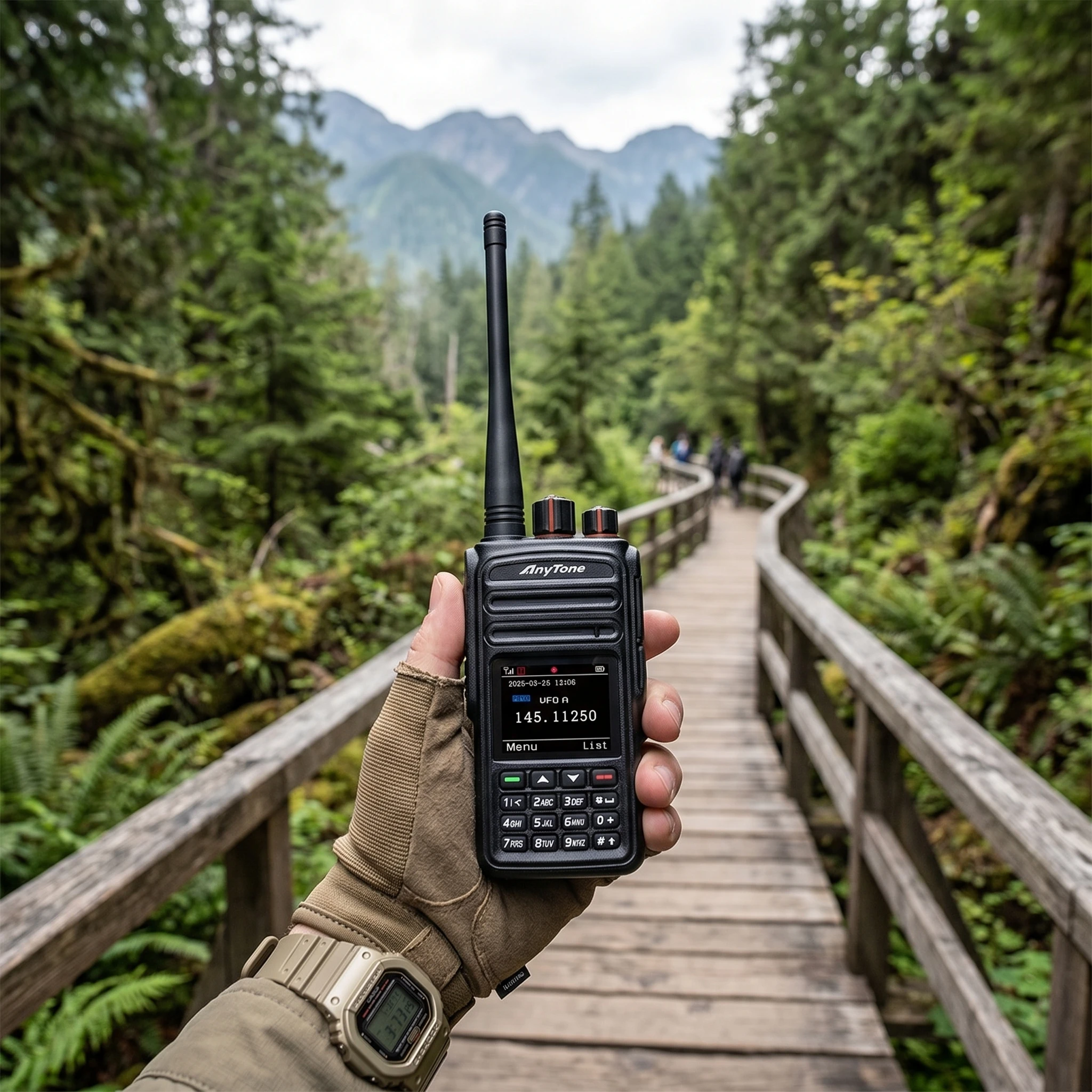 2026 ljc Anytone AT-D280 Portable NXDN Radio, IP67 DMR Analog Single Band Two Way Radio for Hotel Restaurant Commercial