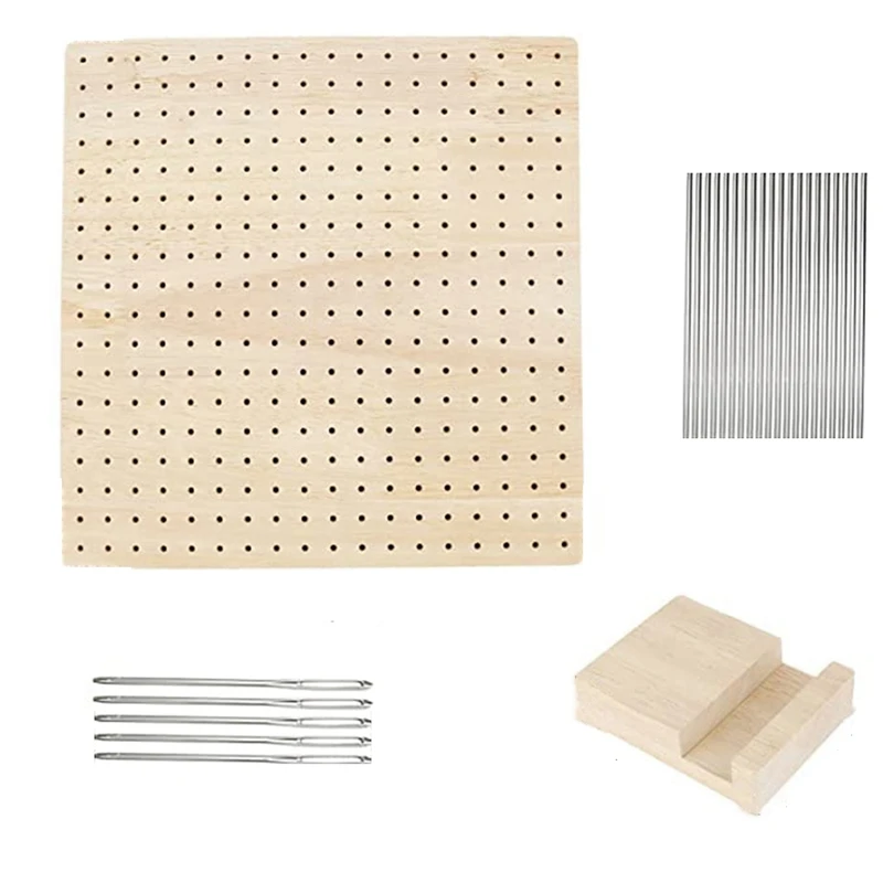 

Crochet Blocking Board Accessory Kit Wooden Handcrafted Knitting Blocking Mats And Pins For Knitting And Crochet Projects