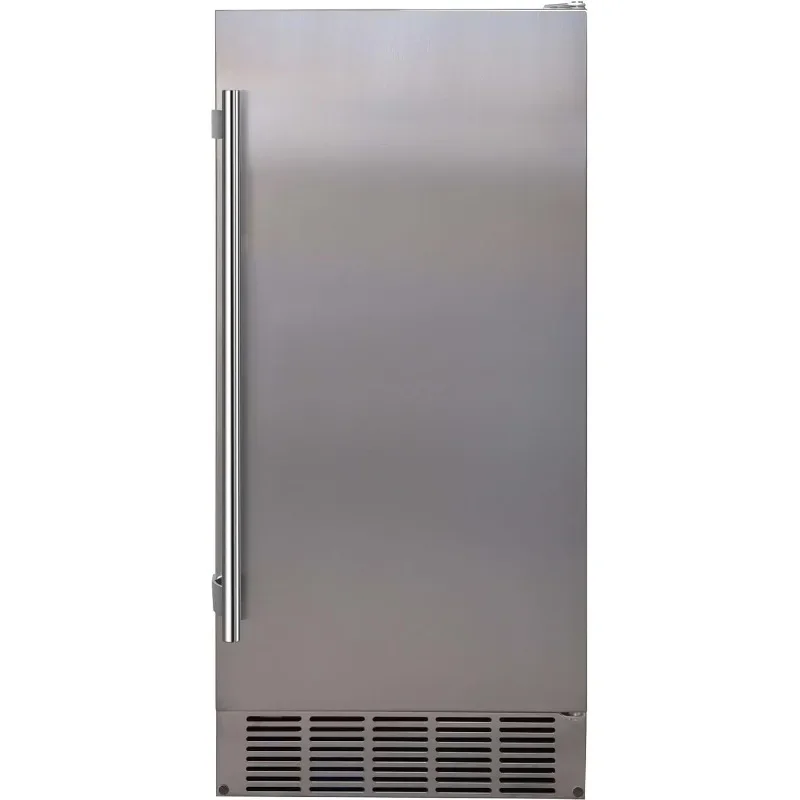 EdgeStar IB250SS 15 Inch Wide 20 Lb. Built-In Ice Maker with 25 Lbs. Daily Ice Production - No Drain Required