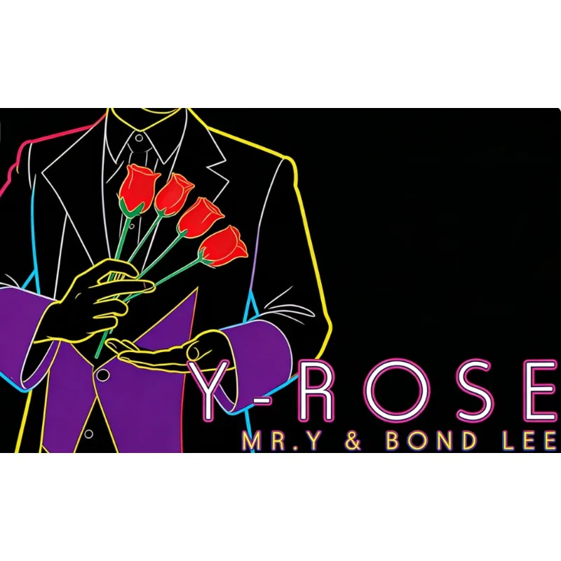 Y Rose 2.0 Goocheltrucs Straat Close-up Magia Eén tot Vier Bloemen Verschijnen Magie Mentalisme Illusie Gimmick Props