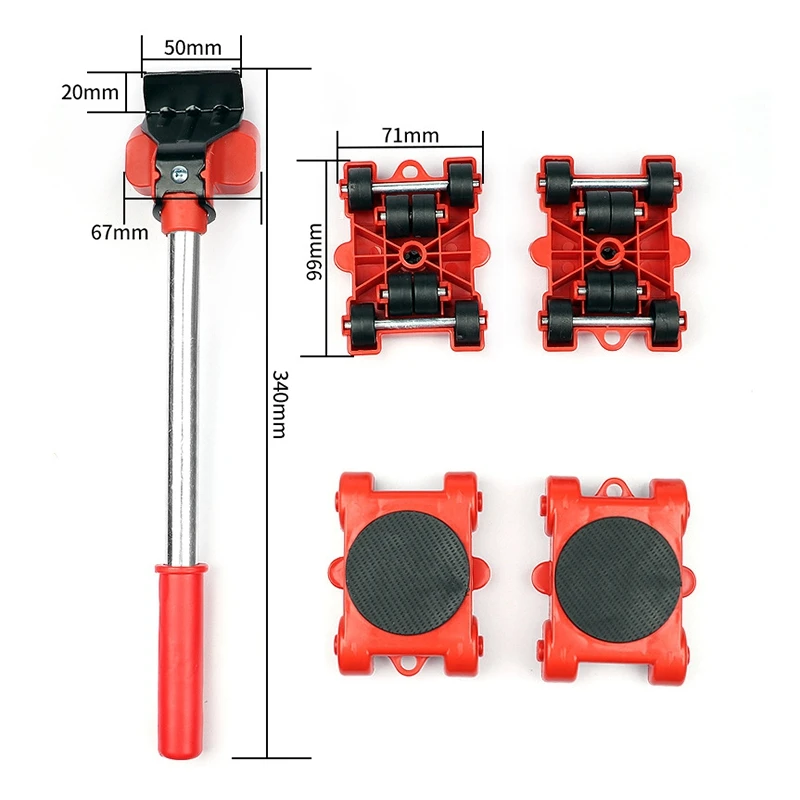 

Перемещение мебели, 5 шт., перемещение мебели для домашнего магазина, подъемное перемещение, сверхмощное средство для снятия мебели, подъемник, ползунки, комплект для ручного транспортировки