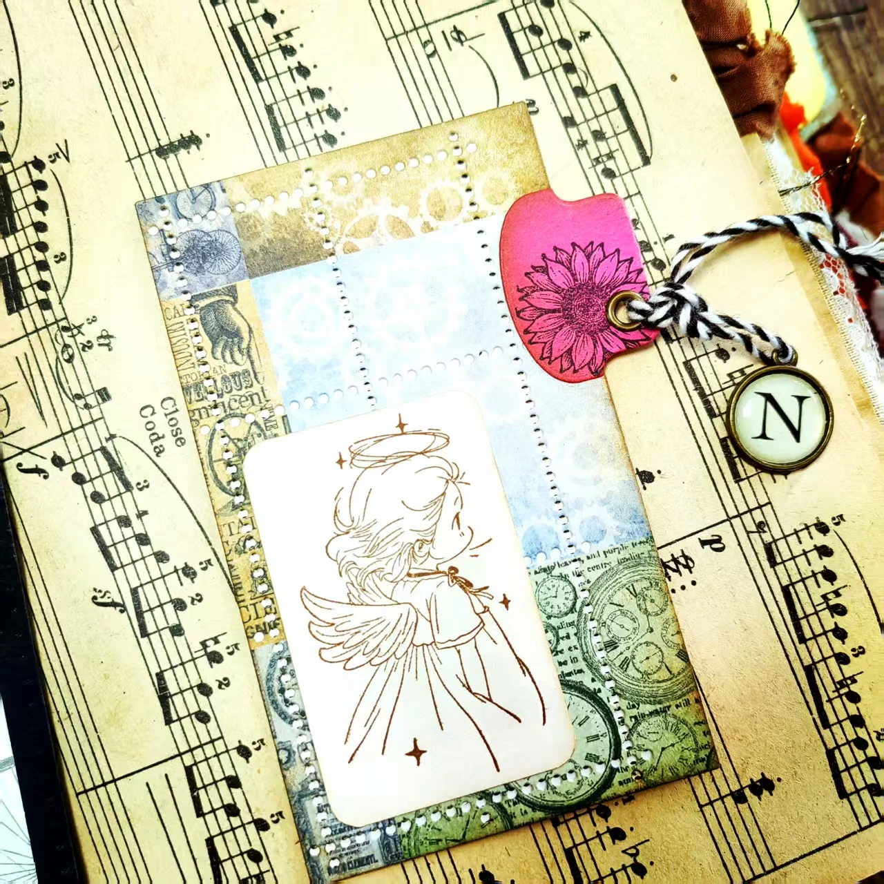 【GOGOCRAFT】MK001 Whale Tale Whale Tail Tab -Cutting Dies for JunkJournal Scrapbooking PaperDIY Original Designs