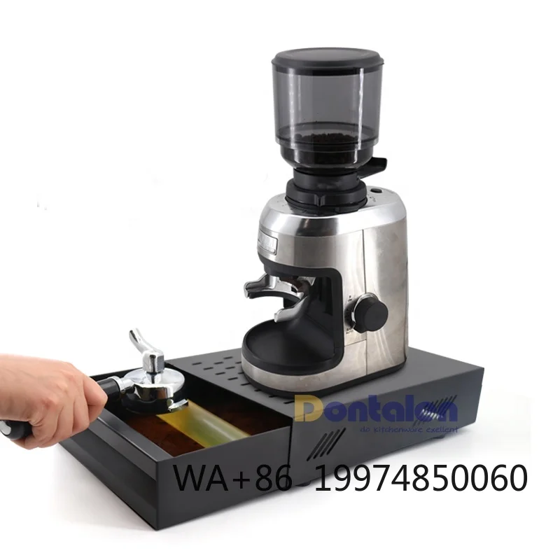 

Dontalen Stainless Steel Drawer Type Knocking Slag Box Espresso Coffee Knock Box Drawer