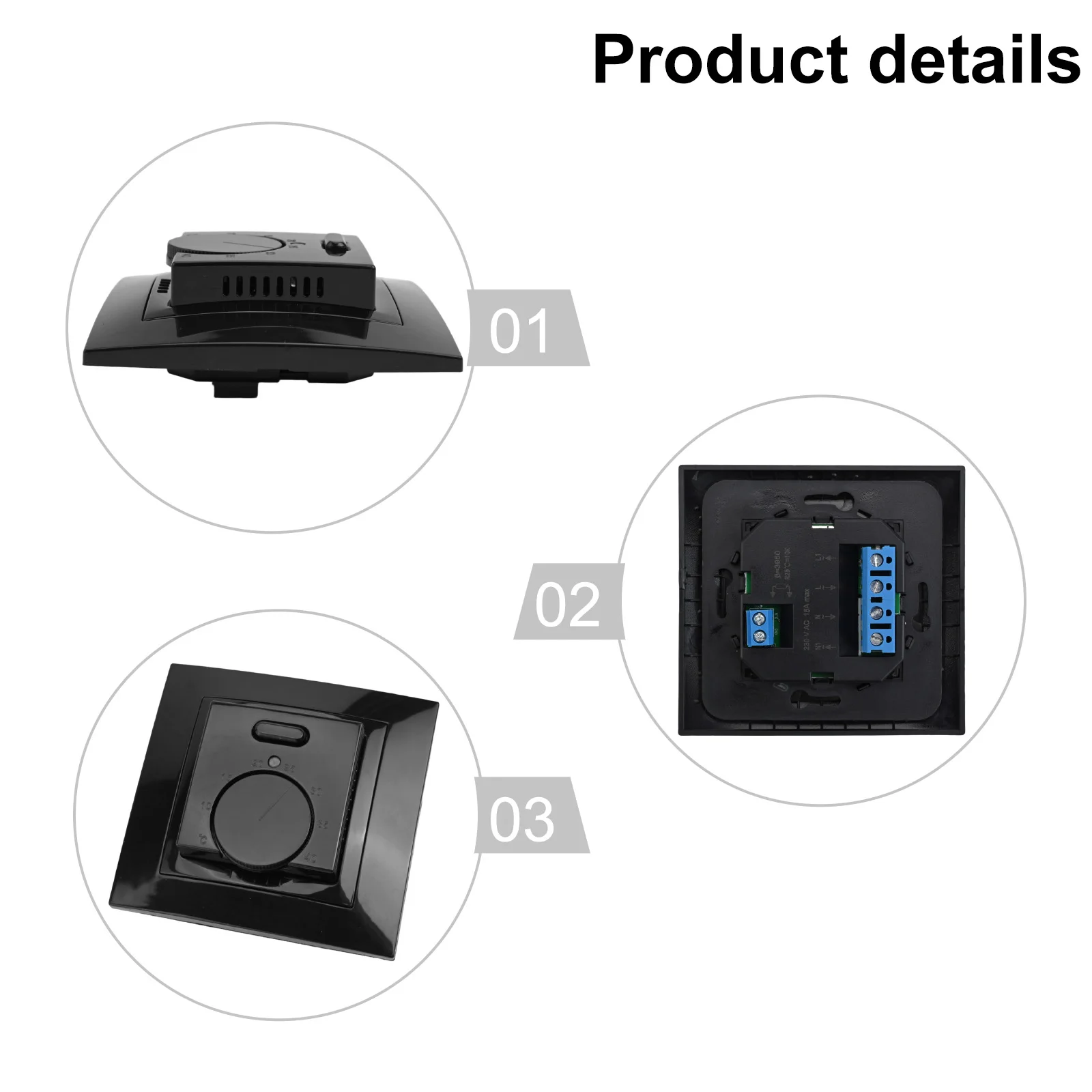 

Надежный электрический термостат (220 В 16 А), предназначенный для оптимизации комфорта вашего дома для системы подогрева пола