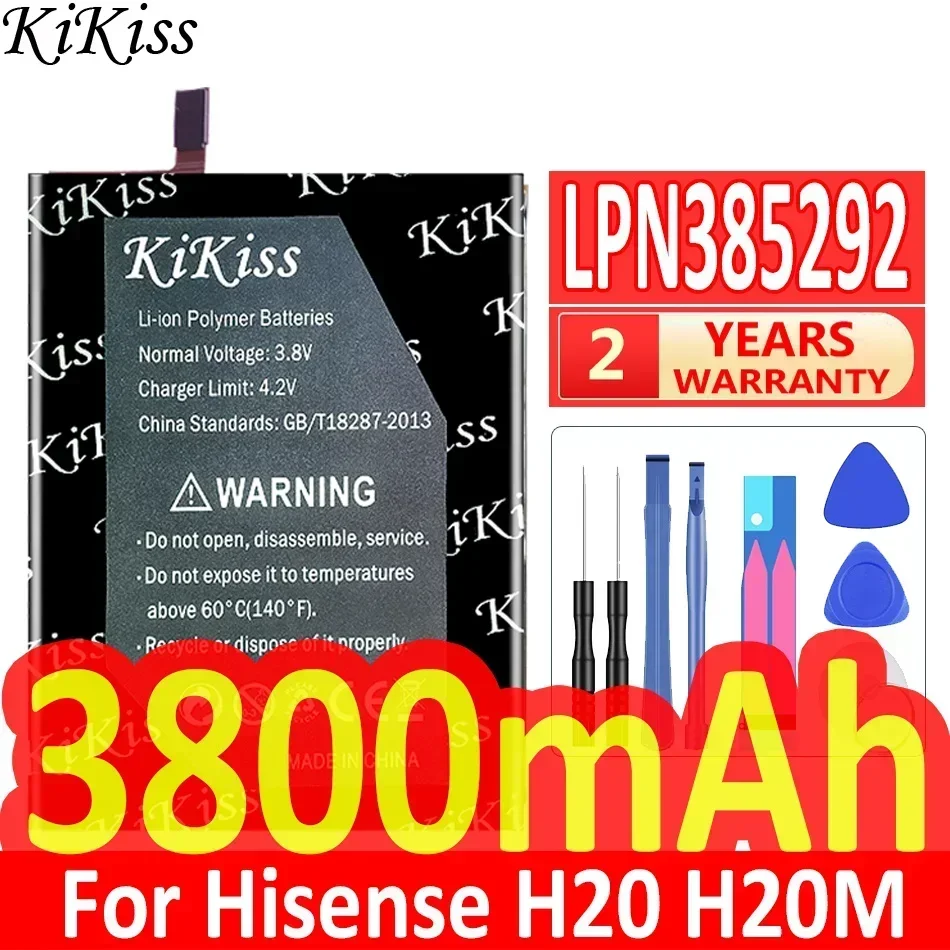 

Аккумулятор KiKiss 3800 мАч LPN 385292 Для мобильного телефона Hisense H20 H20M HLTE510 HLTE510T HLTE510M