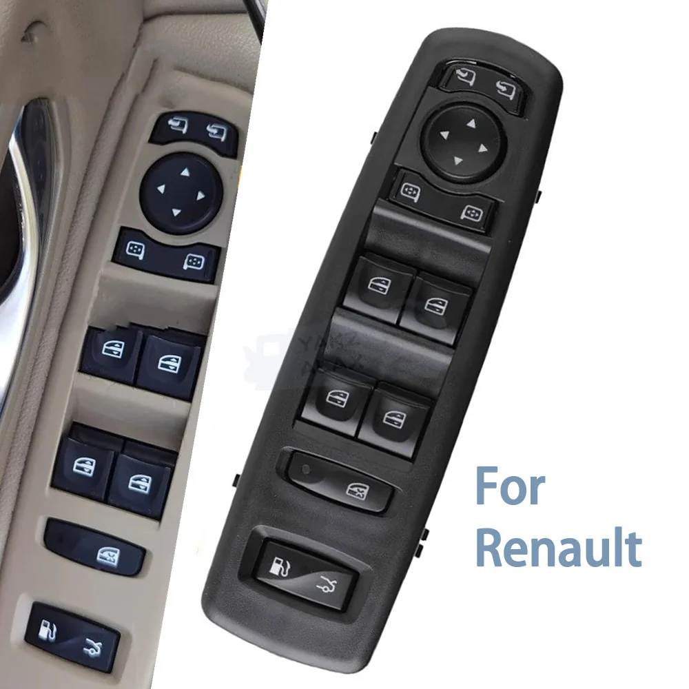 Auto Parts 809611518R for 2011 Renault Latitude L70 Talisman Samsung SM5 SM7 2017 Front Driver Side Power Window Control Switch