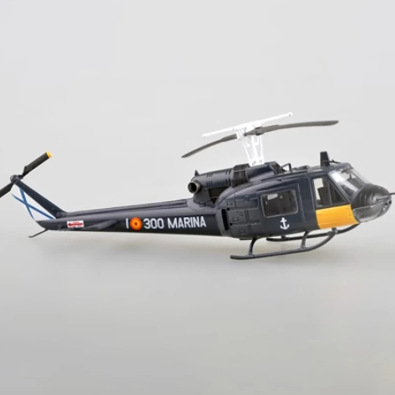 Diecast 1:72 Scale UH-1F Huey helicopter Spanish Navy finished plastic simulation model Static decoration Souvenir gifts for boy