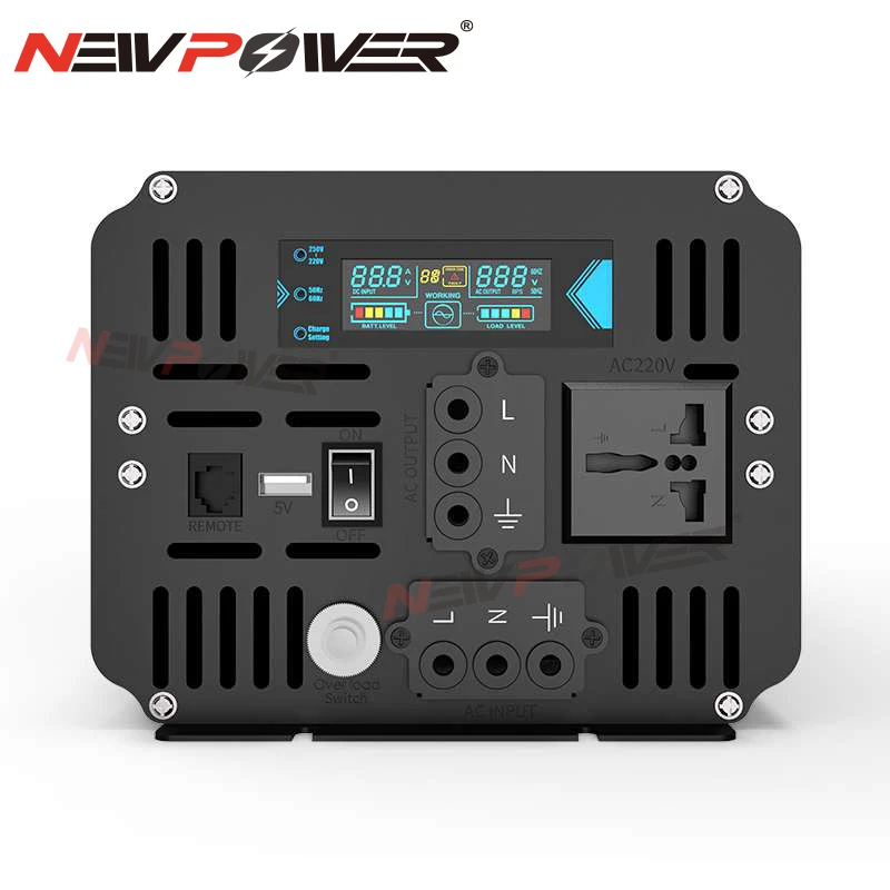 5000W Pure sine wave Inverter DC12 to AC 220V Car Adapter Charge Converter LED Display Modified sine wave UPS charging inverter