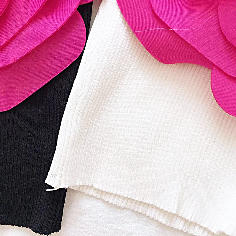 New Sweet 3D Flower Sleeveless Top One Shoulder Camisole Vest For Women's Y2k Korean Fashion Tide Spring Summer 2025   white top