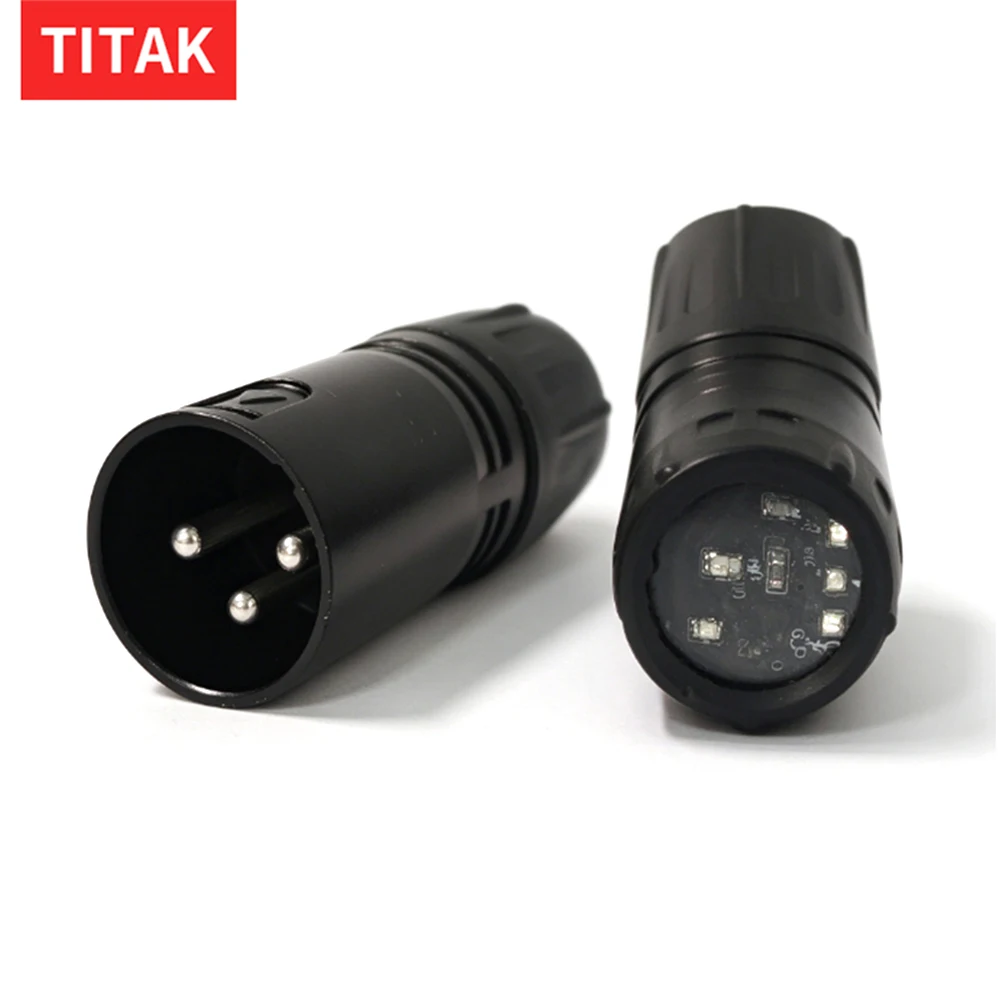 DMX512 Tester Portable 3Pin XLR Cable Tester LED Display Signal Fault Detection for Par Light Moving Head Stage Lighting