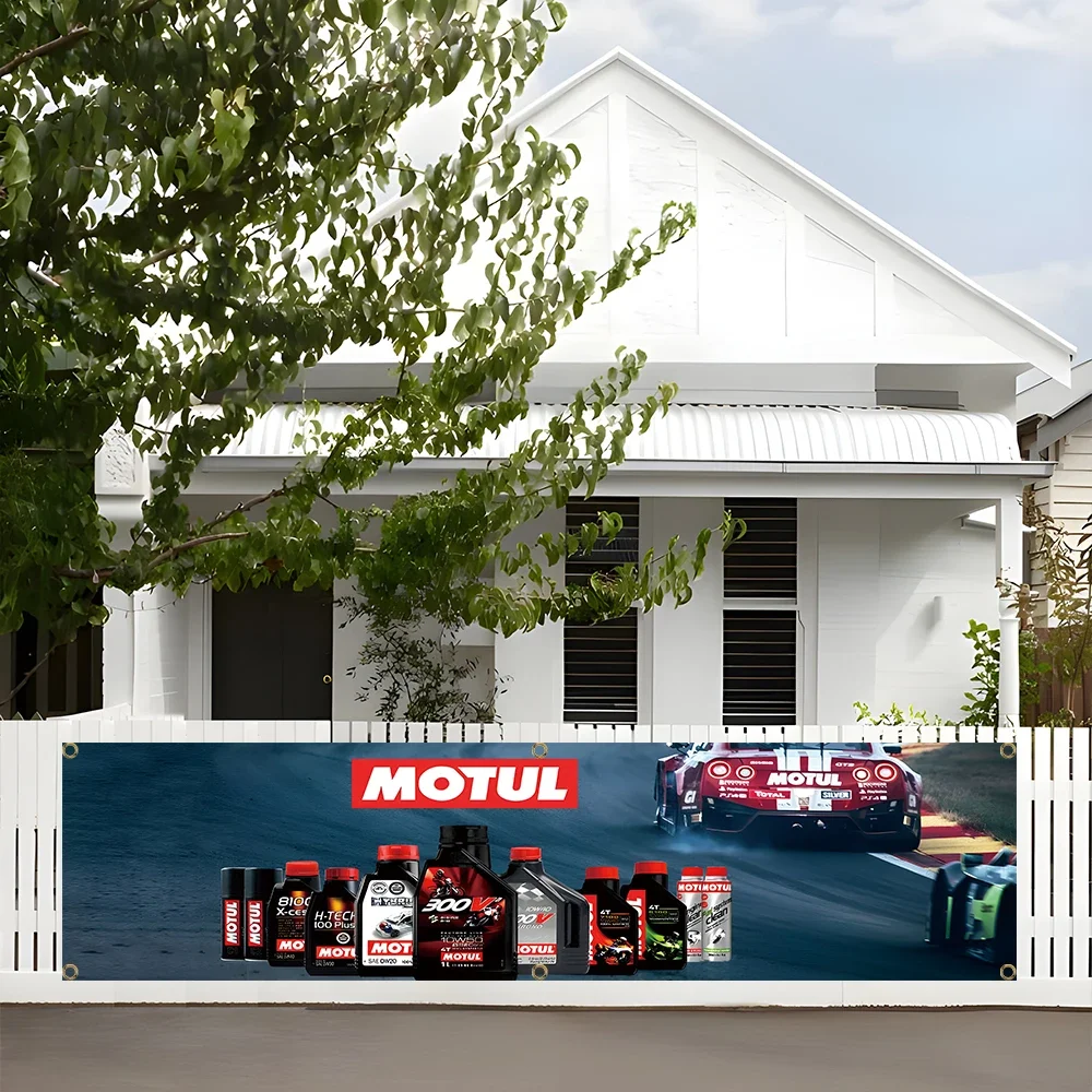 60X240cm Motuls Motor Oil Flag Motorcycle Racing Car Engine Oil Garage Car Banners Tapestry Flag Garage Outdoor For Decoration