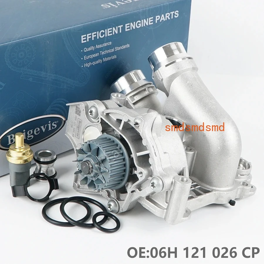 06H121026 All Aluminum EA888 GEN2 Water Pump For Audi A3A4A5Q5 VW Golf MK6 GTI Passat B7 Tiguan CC Scirocco Jetta 06H 121 026 CP