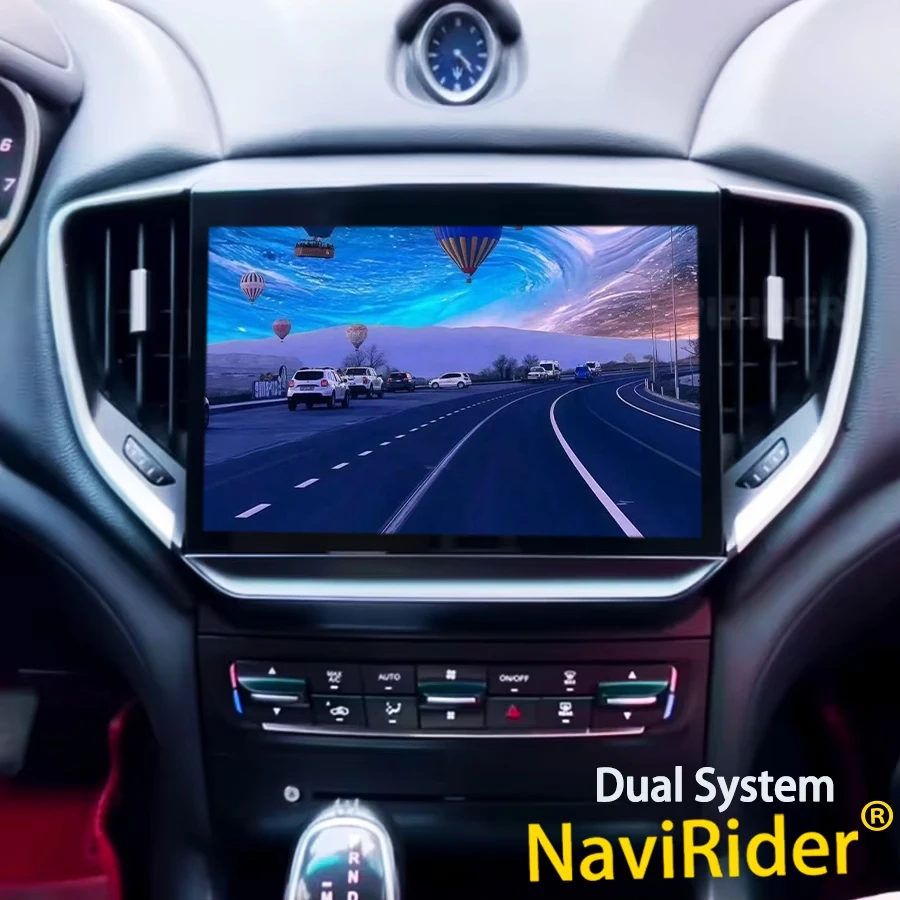 Nueva pantalla QLED Android para Maserati Ghibli 2014-2020, reproductor multimedia de video para automóvil, estéreo, GPS, navegador, CarPlay, sistema dual, unidad principal.