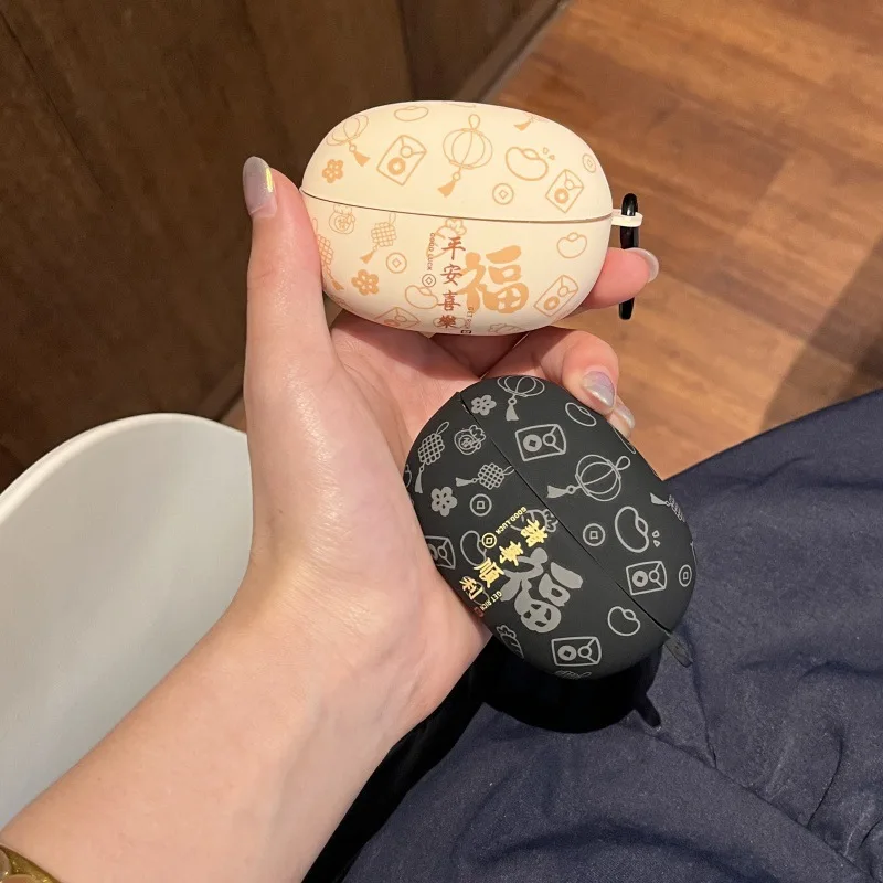 Nowe etui na słuchawki UGREEN Green Union S8, kreskówkowe, urocze, ochronne na słuchawki bezprzewodowe Bluetooth HiTune S8, odporne na upadki. — zdjęcie produktu 3