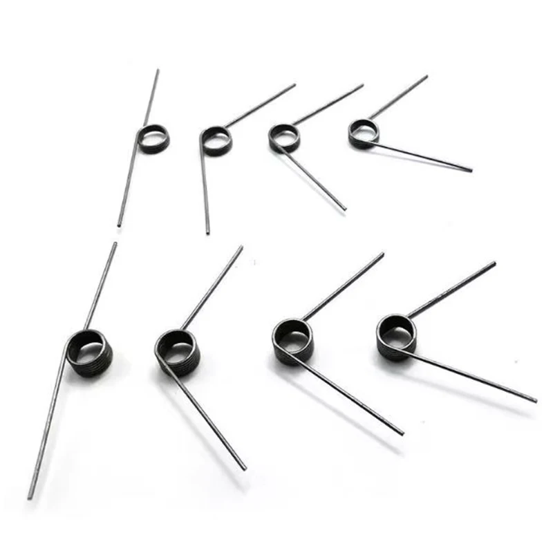 1.4mm 65MN Steel Torsion Spring 60°/90°/120°/180° (5pcs) - High Quality Spring for Industrial Valves and Machinery Parts