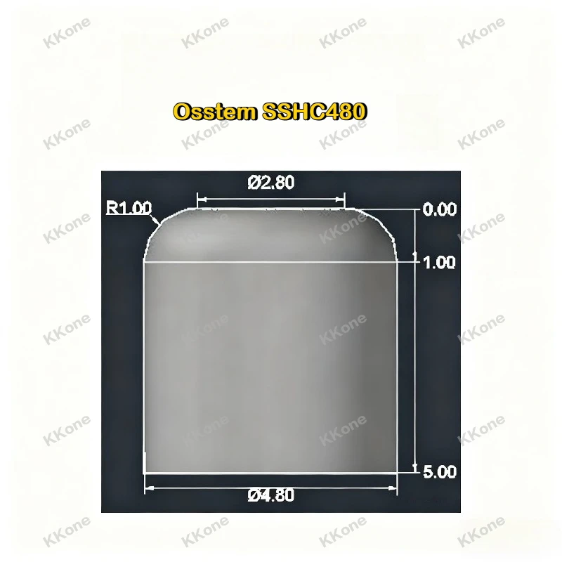 20 قطعة ملحقات الحفلات الثالثة أغطية حماية مركبة لزراعة الأسنان لأنظمة Osstem/Dentium/MIS/NOB/Megagen/ICX/B.B