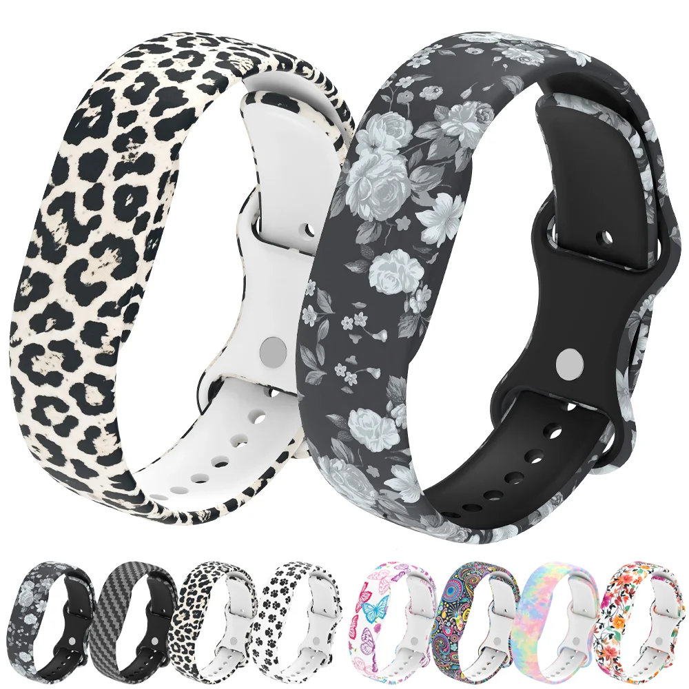 Printing Soft Silicone Strap For Google Fitbit Air Sports Bracelet Wristband Replacement For Google Fitbit Air Comfortable Belt