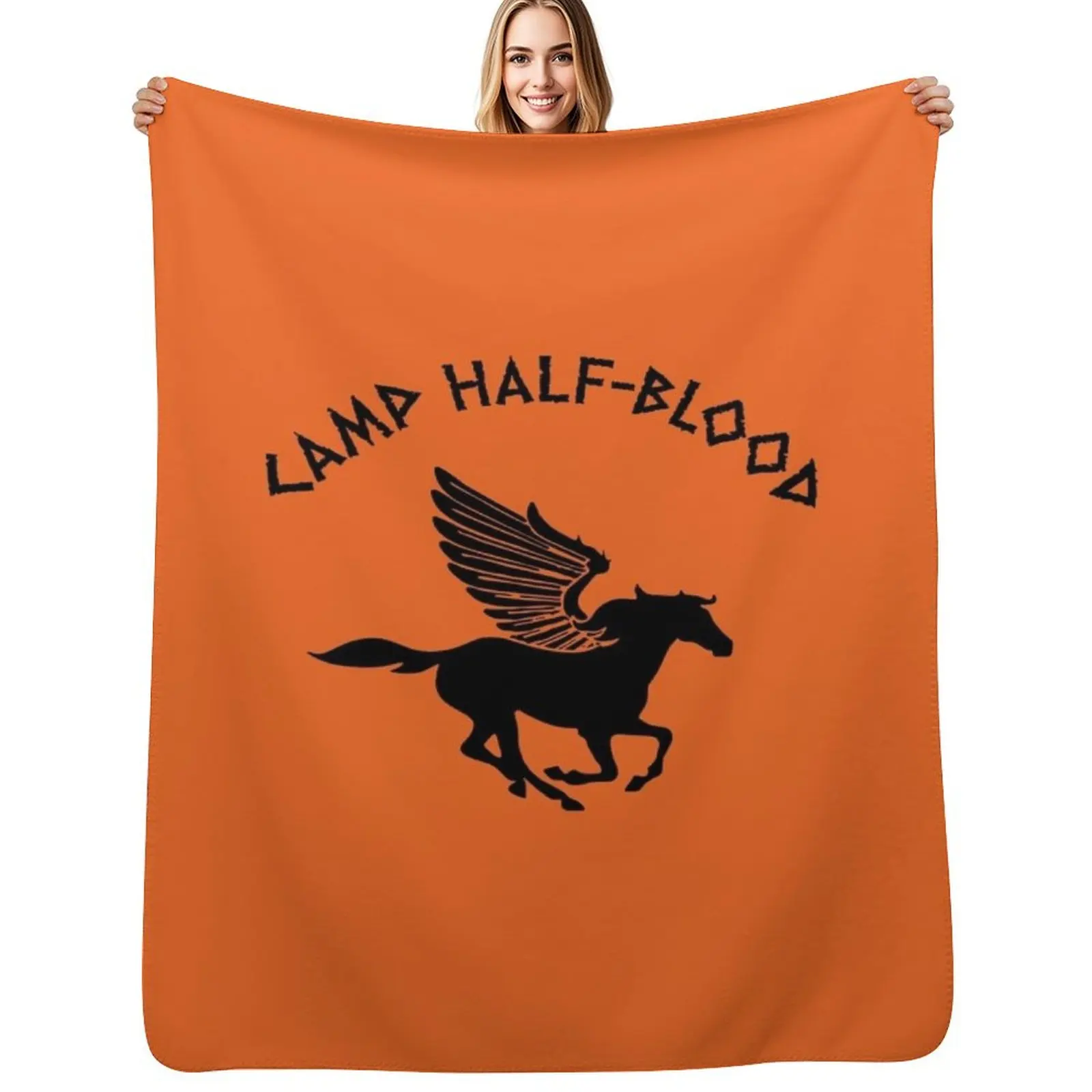 Camp half blood Throw Blanket Furrys Luxury St Bed linens Decorative Throw Sofas Extra Large Throw Blankets