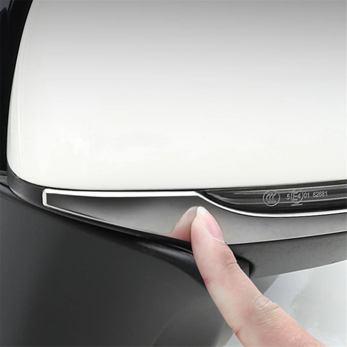 1Pair Side Rearview Mirror Trim Strip for Mercedes Benz GLC C-Class W206 C200 C260 C300 X254 GLC300