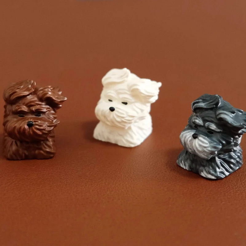 1pcs Stray Dog Personalized Theme Keycap 25mm Height Abs Class Resin Material Mechanical Keyboard Anime Cartoon Cute Game Keycap
