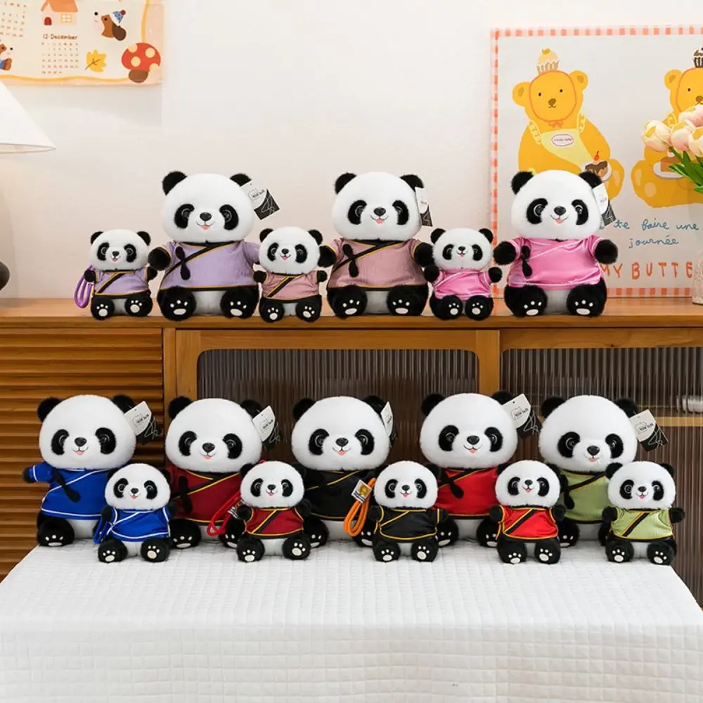

Silk Hanfu Panda Plush Toy Chinese Style Keychain Plush Panda Pendant 15/25cm Soft Pillow Stuffed Animal Toys Kids Toy