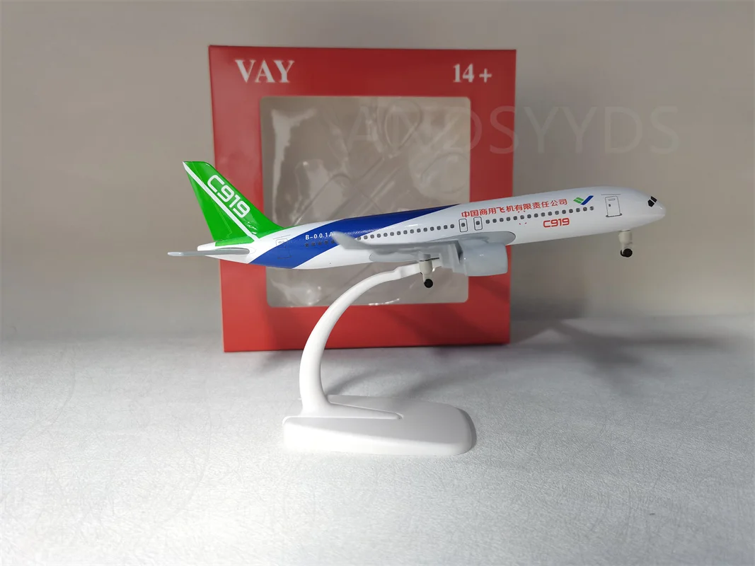 C919 Plane Model Air China Metal Aircraft Model Cmcc C919 Metal Simulation Alloy Collectible Aircraft Home Decoration