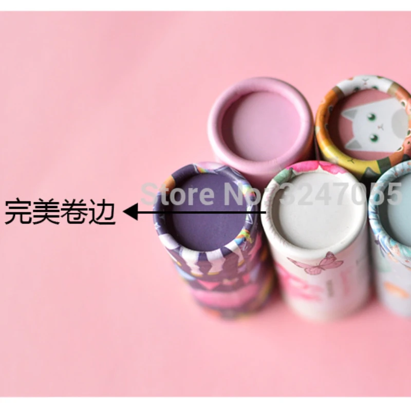 10/30/50/100pcs 12.1mm Elegant Creative Empty Makeup Lipstick Tube, Kraft Beauty Concealer Refillable Tube, Lip Balm Container