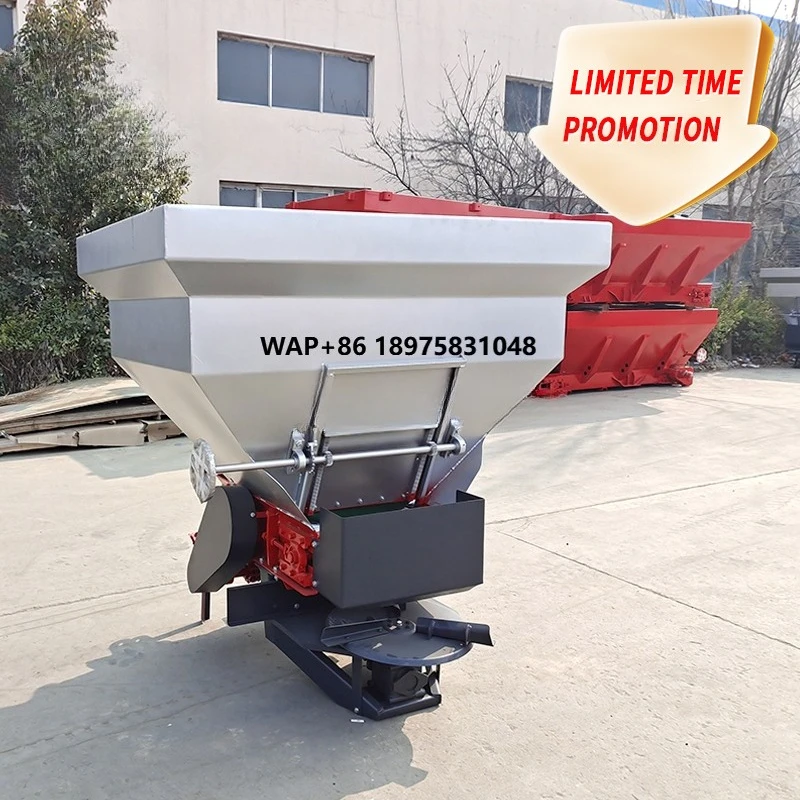

Factory Price Agricultural Machinery 800kg 1500kg Double Disc Stainless Steel Farm Fertilizer Sand Salt Spreader Accessories