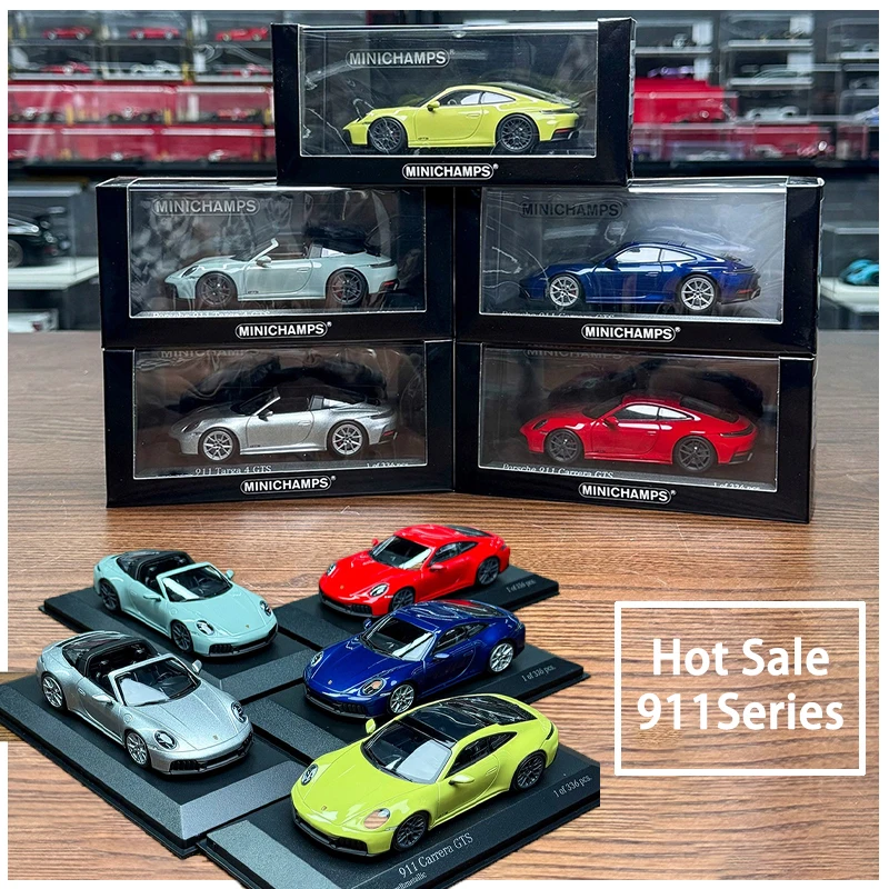 Minichamps 1/43 911 Carrera GTS/Targa 4 GTS Alloy Sports Car Model Classics Adult Souvenir Gift Static Display