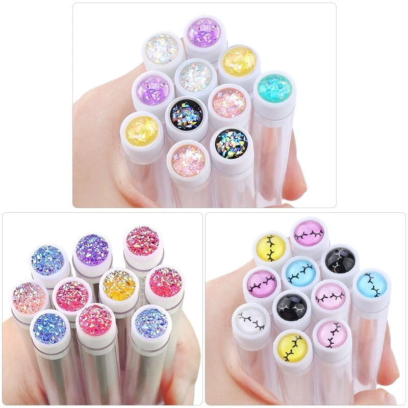 50pcs Extension Disposable Mascara Wands Eyebrow Brush Applicator EyeLash Brushes Reusable Eyelashes Brush Tube for Eyelash