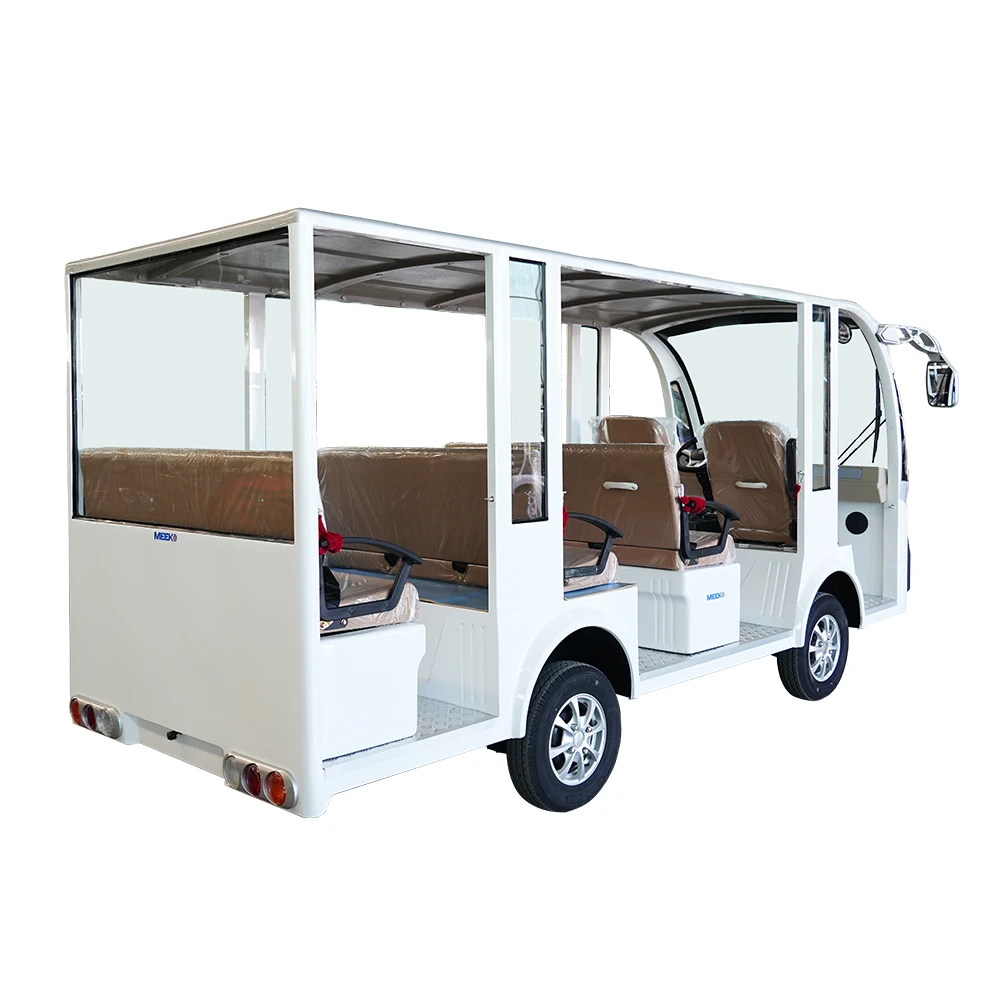 Super Value Factory Direct Shandong-Made Electric Sightseeing Bus 60V/100A Energy-Saving Environmentally Friendly Shuttle Bus