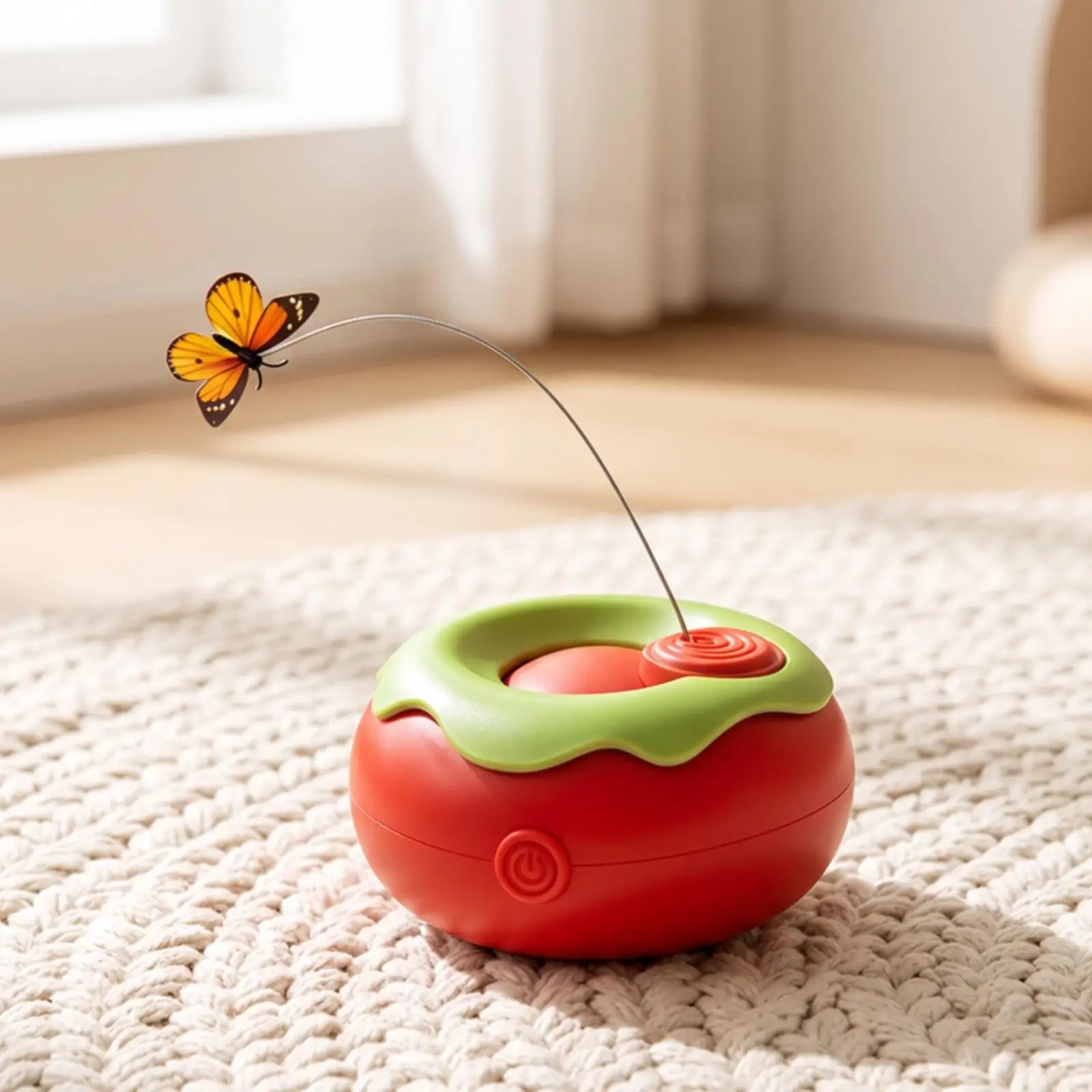Handsno-Hands Electric Cat Teaser Wand USB Rechargeable Electric Cat Toy