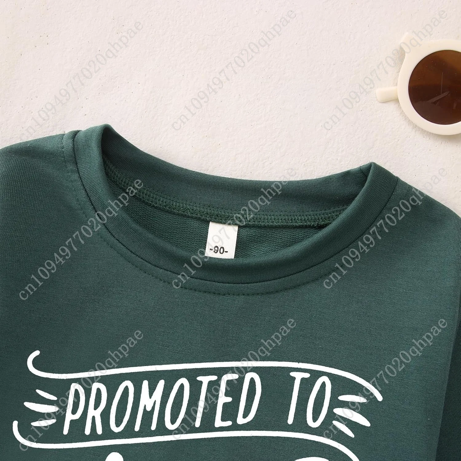 تمت ترقيته إلى Big Brother، سويت شيرت للأطفال الصغار، بلوفر بأكمام طويلة، قميص Big Bro Top Fall Clothes #6