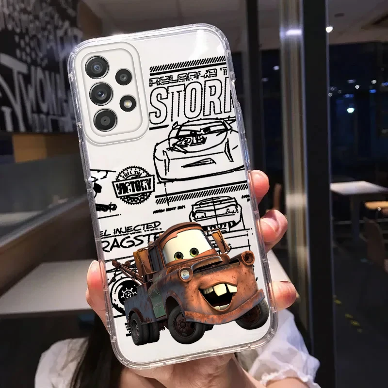 เคสโทรศัพท์ลายดิสนีย์ไลท์นิ่งแมคควีนสำหรับ Samsung Galaxy A14 A25 A33 A55 A23 A34 A35 A36 A13 A26 A24 A73 A54 A15 A56