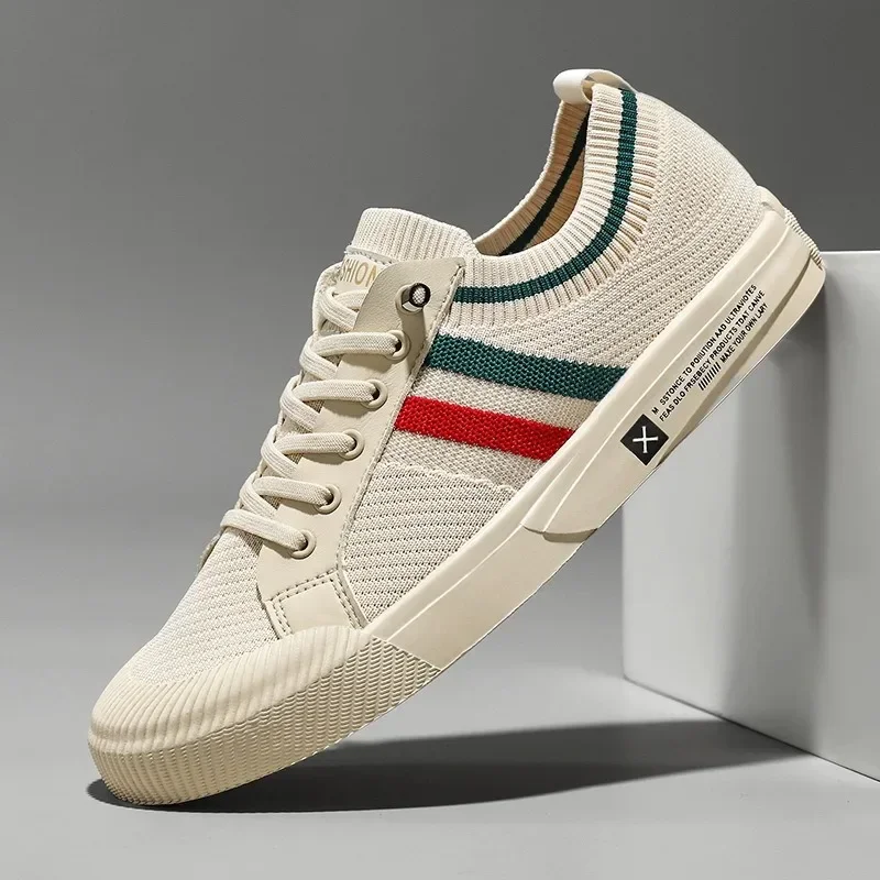 Scarpe Casual da uomo di lusso Sneakers moda per uomo mocassini da passeggio all'aperto traspiranti in rete leggera appartamenti maschili Zapatos Para Hombres