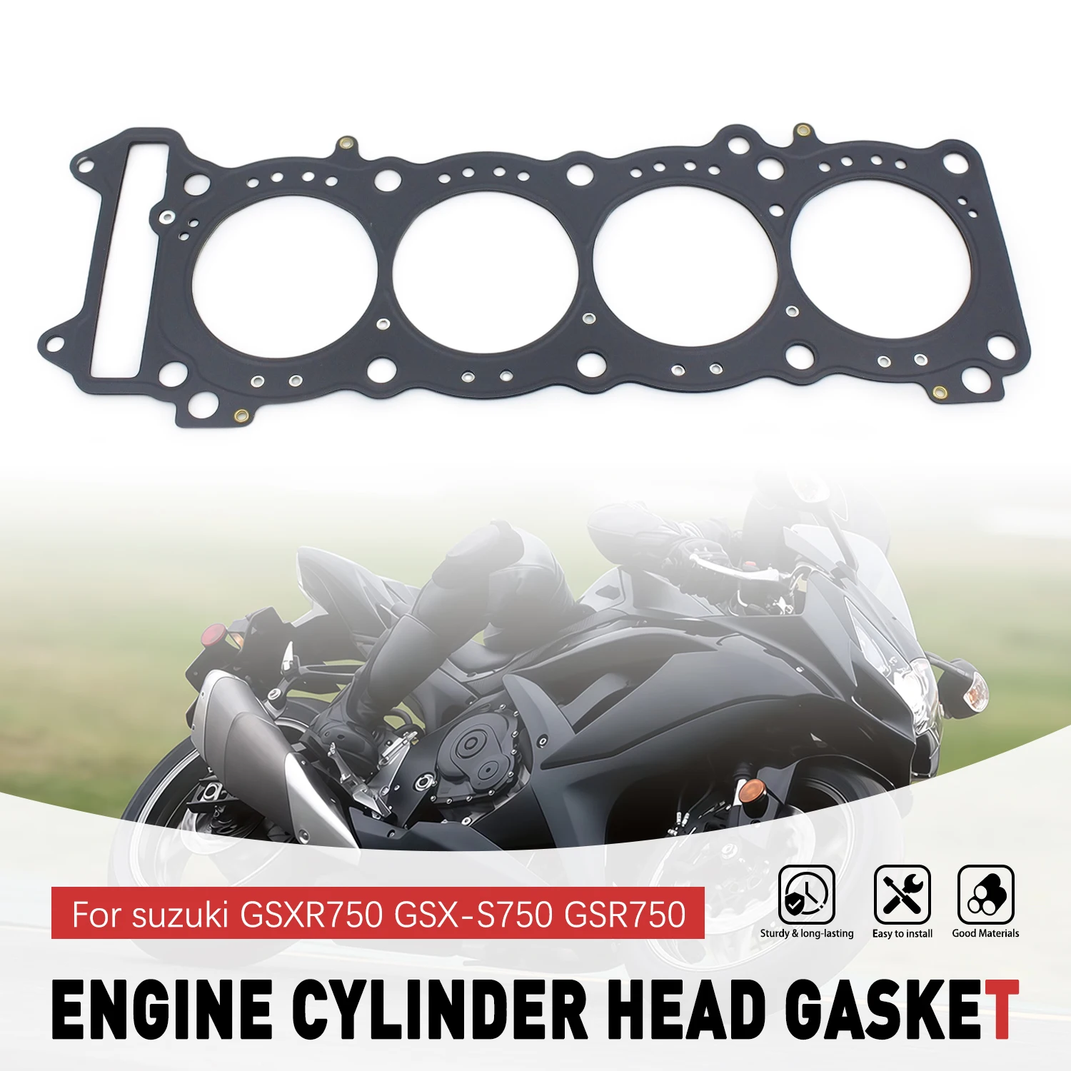 Engine Cylinder Head Gasket For Suzuki GSX-S750 GSX-S750A 2016-2023 S750Z R750 R1000 11141-40F00 11141-35F00 Motorcycle Part