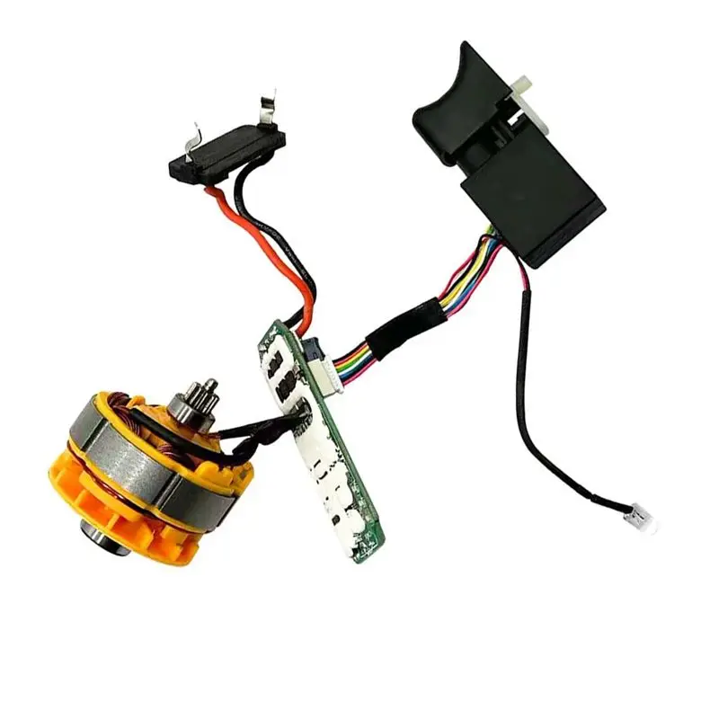 ABWZ-Advanced 16.8V 12-Teeth Brushless Motor And Control Switch For Electric Drill, Two-Speed Mode