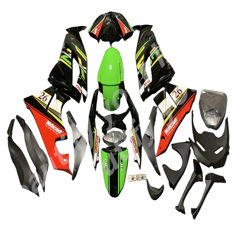 Aftermarket body parts fairings for Kawasaki Ninja 636 ZX6R 09 10 11 12 green black red fairing kit ZX-6R 2009 2010 2011 2012