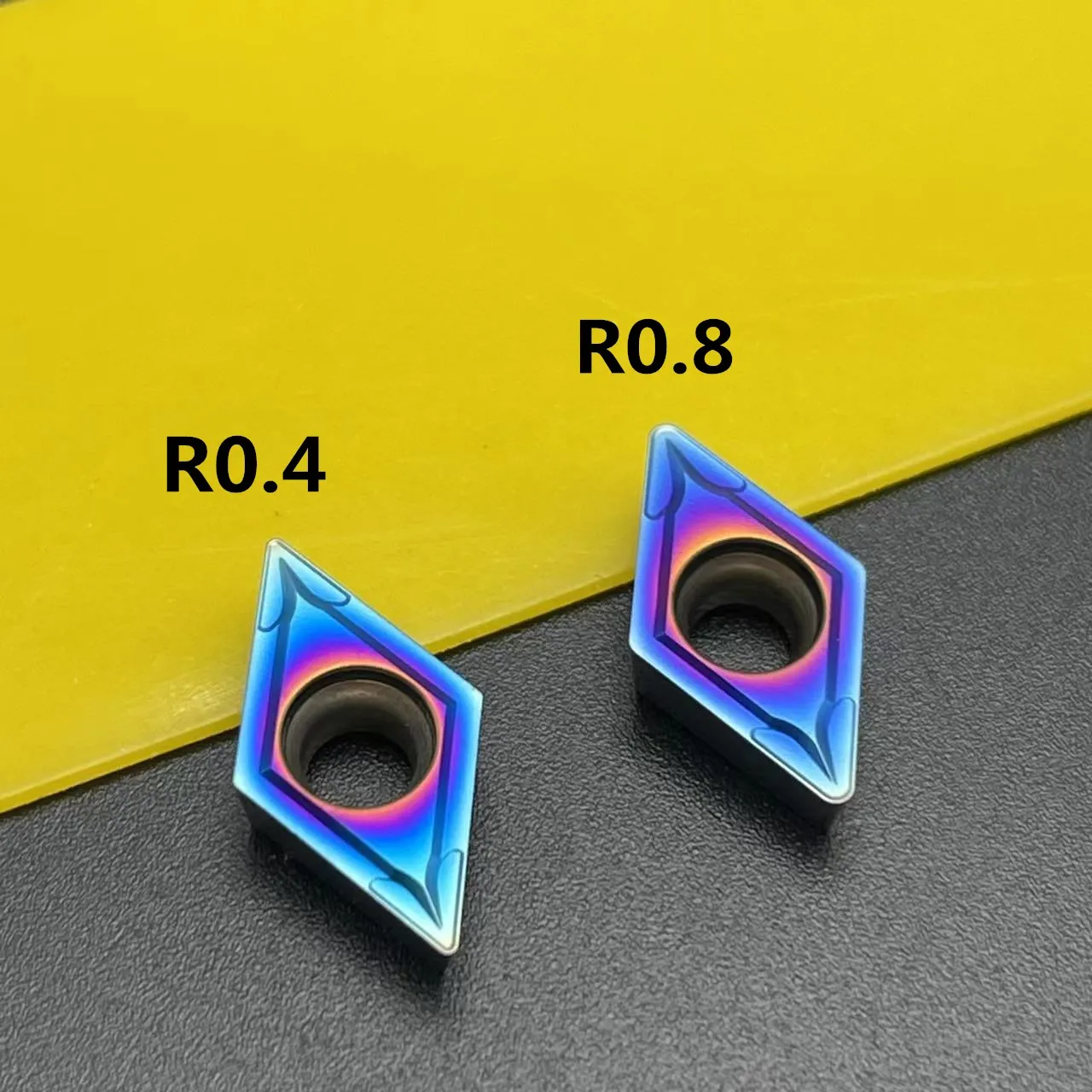 DCMT11T304 DCMT11T308 nerez ocel HRC55 nano modrá karbid nářadí DCMT 11T304 kalené vysoký tvrdost CNC nářadí